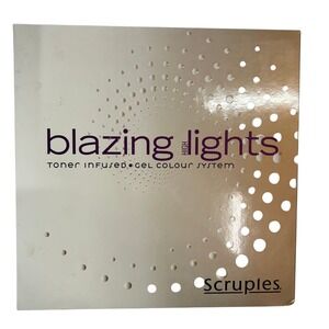 Scruples Blazing Lights Toner Infused Gel Colour System Swatch Book Professional